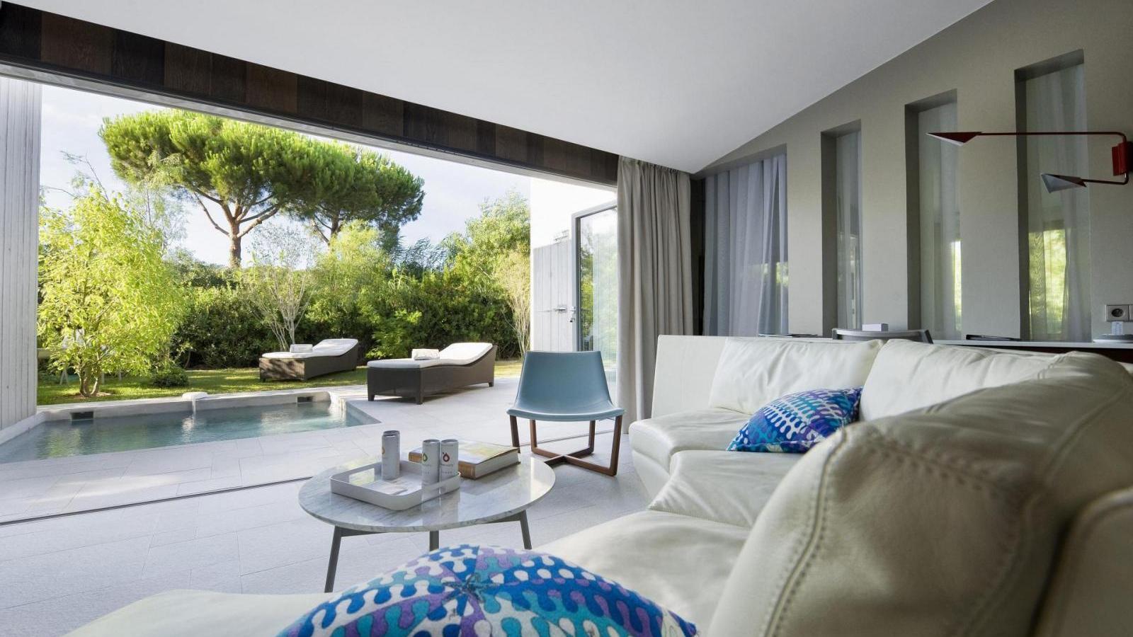 Villa-style suites at the Sezz Saint-Tropez